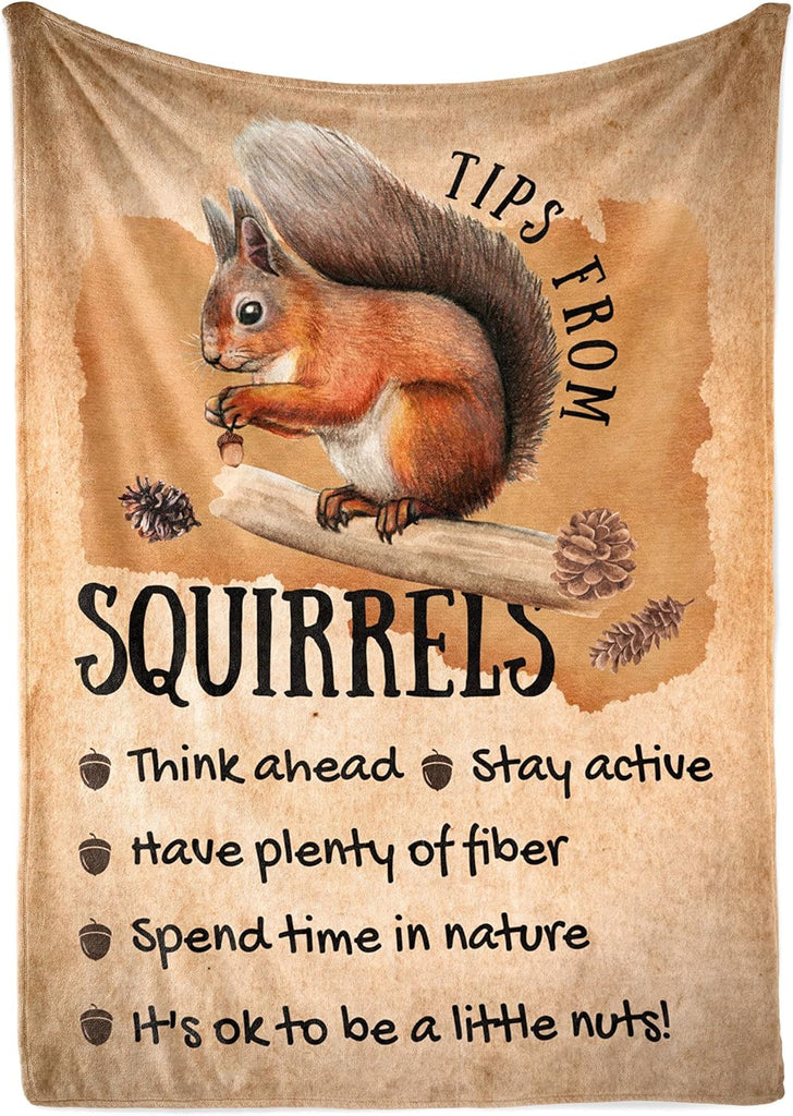 Inspirational Squirrel Blanket