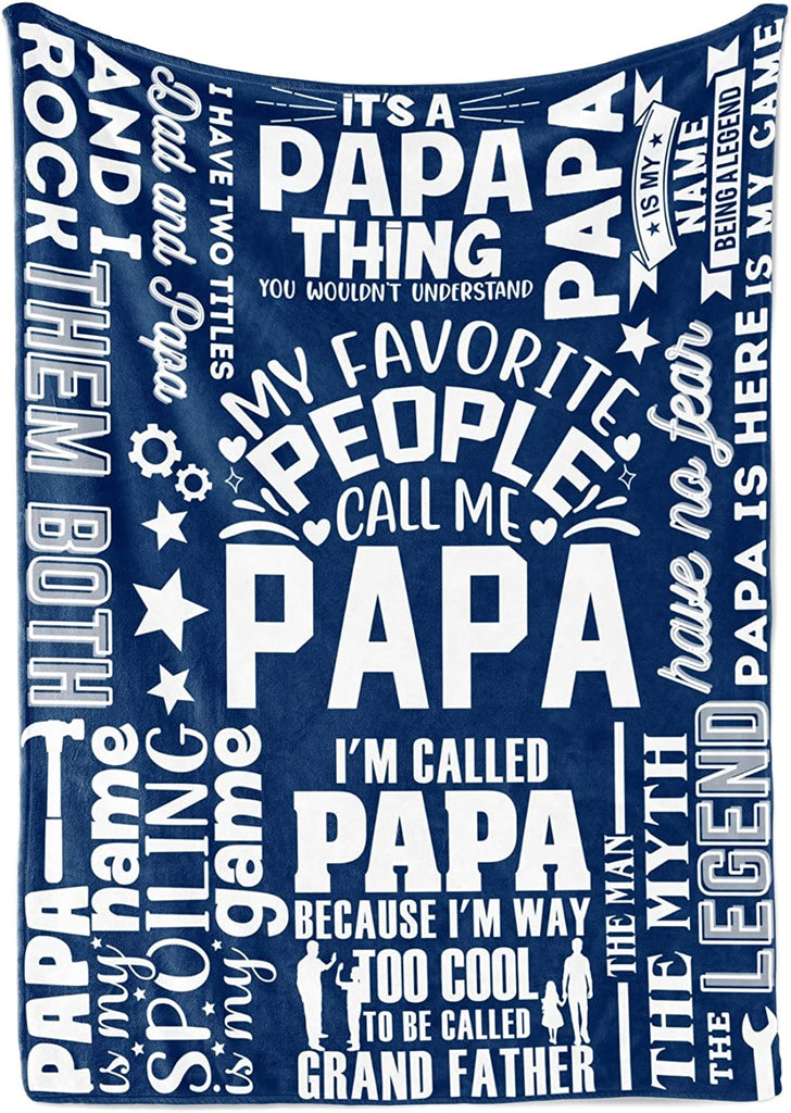 Grandpa Blanket (My Favourite People Call Me Papa)