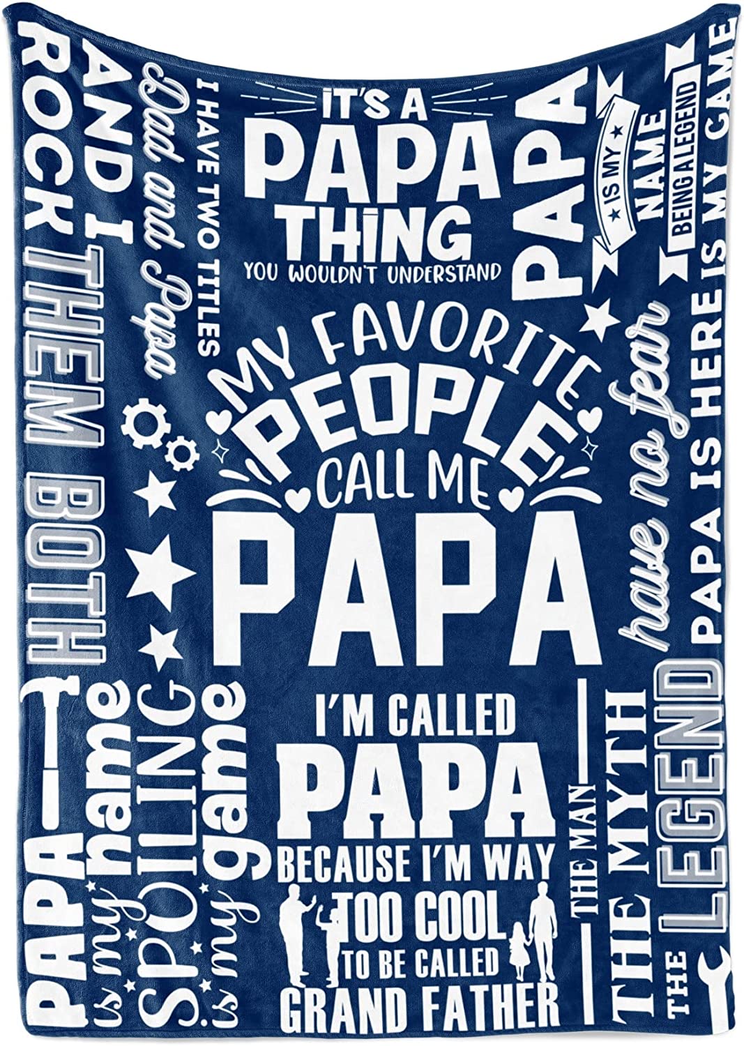 Grandpa Blanket (My Favourite People Call Me Papa) – Huglanket